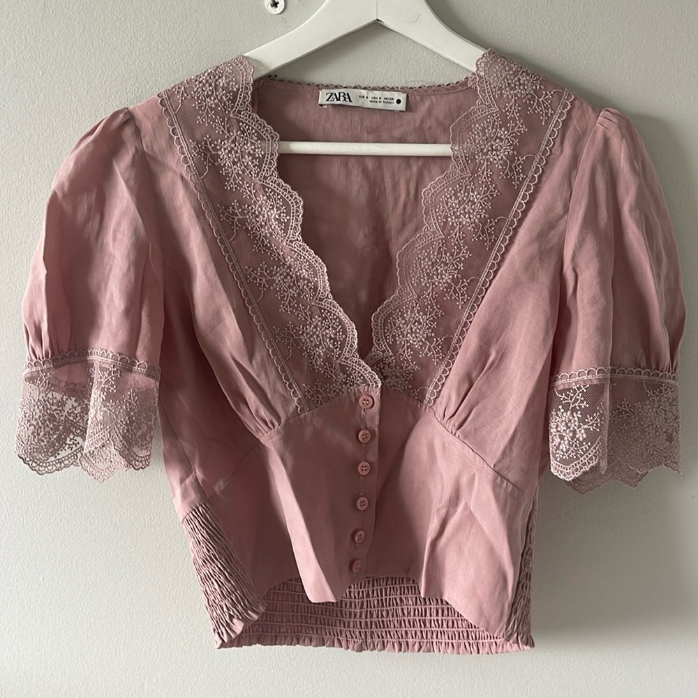 Zara lace top